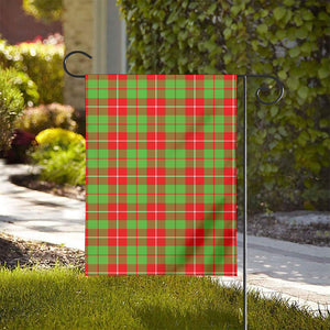 Xmas Plaid Pattern Print House Flag