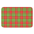 Xmas Plaid Pattern Print Indoor Door Mat