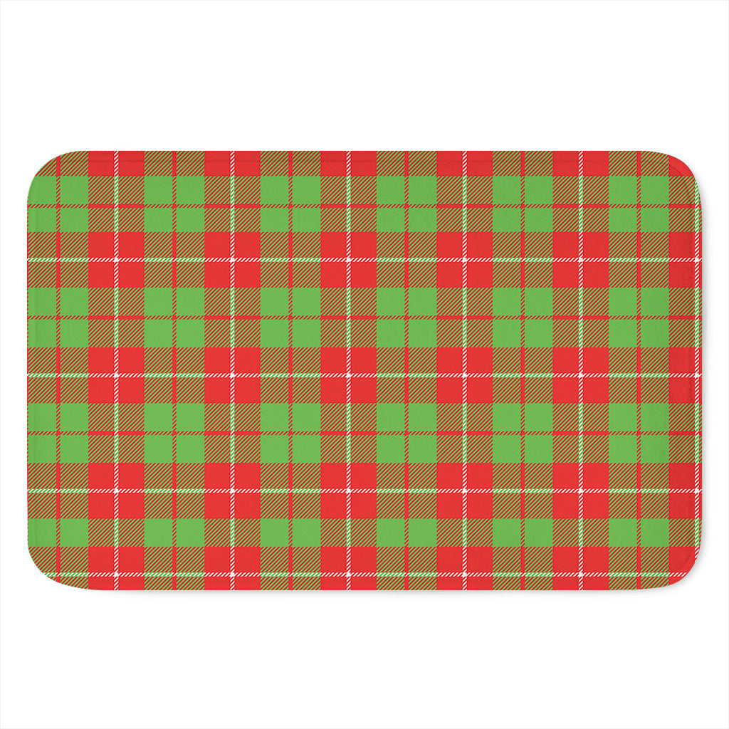 Xmas Plaid Pattern Print Indoor Door Mat