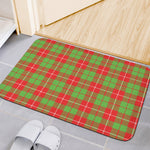 Xmas Plaid Pattern Print Indoor Door Mat