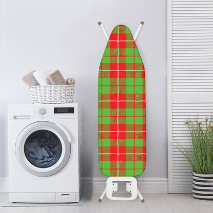 Xmas Plaid Pattern Print Ironing Board Cover