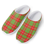 Xmas Plaid Pattern Print Mesh Casual Shoes