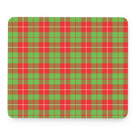 Xmas Plaid Pattern Print Mouse Pad
