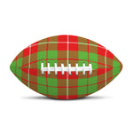 Xmas Plaid Pattern Print Rugby Ball