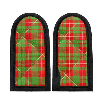 Xmas Plaid Pattern Print Skillet Handle Cover