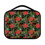 Xmas Poinsettia Pattern Print Classic Bible Case