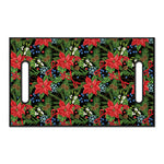 Xmas Poinsettia Pattern Print Golf Cart Seat Cover