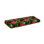 Xmas Poinsettia Pattern Print Piano Keyboard Cover