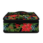 Xmas Poinsettia Pattern Print Small Lunch Bag