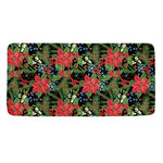 Xmas Poinsettia Pattern Print Towel