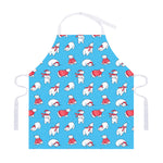 Xmas Polar Bear Pattern Print Adjustable Apron