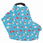 Xmas Polar Bear Pattern Print Baby Seat Cover