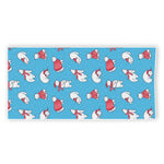 Xmas Polar Bear Pattern Print Beach Towel