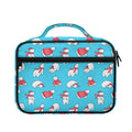 Xmas Polar Bear Pattern Print Briefcase Bible Bag