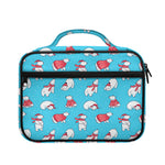 Xmas Polar Bear Pattern Print Briefcase Bible Bag