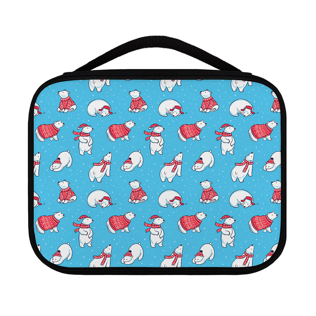 Xmas Polar Bear Pattern Print Classic Bible Case