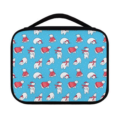 Xmas Polar Bear Pattern Print Classic Bible Case