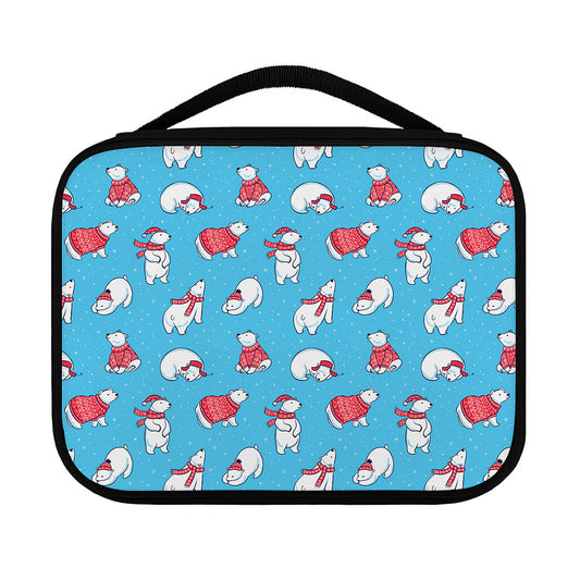 Xmas Polar Bear Pattern Print Classic Bible Case
