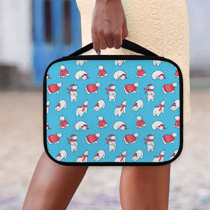 Xmas Polar Bear Pattern Print Classic Bible Case