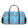Xmas Polar Bear Pattern Print Duffel Bag