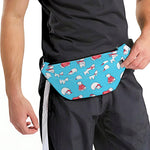 Xmas Polar Bear Pattern Print Fanny Pack