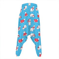 Xmas Polar Bear Pattern Print Hammer Pants