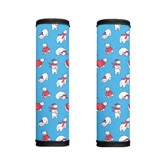 Xmas Polar Bear Pattern Print Handle Covers
