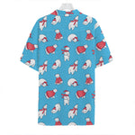Xmas Polar Bear Pattern Print Hawaiian Shirt