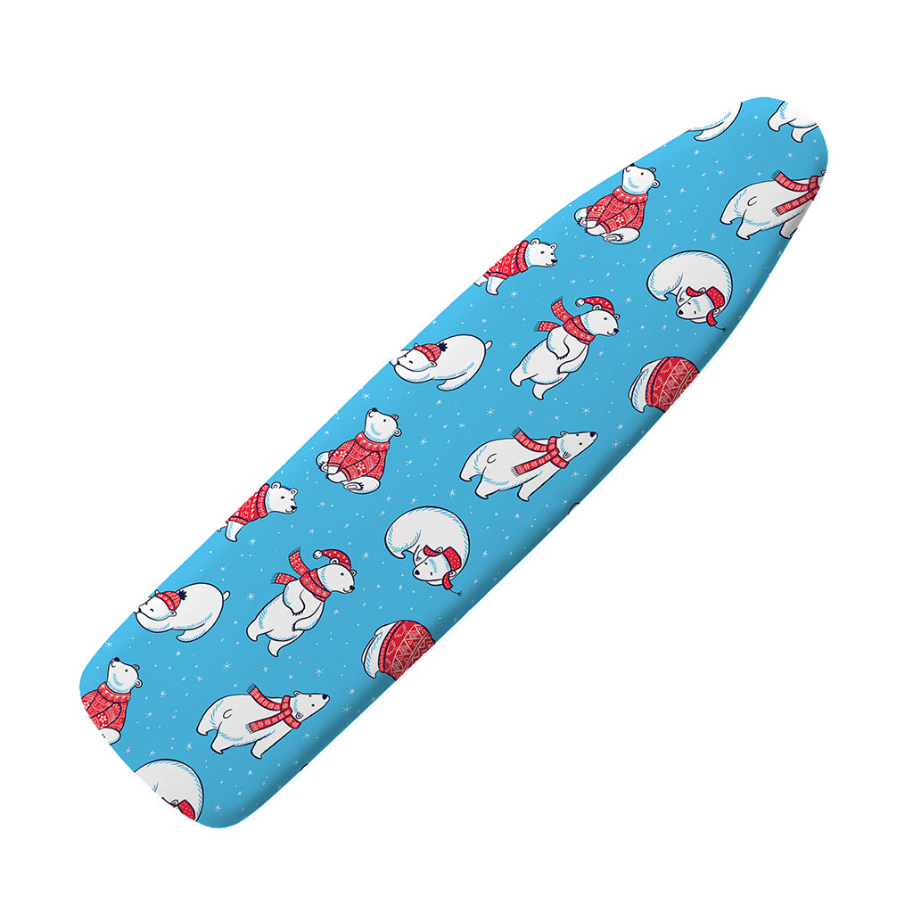 Xmas Polar Bear Pattern Print Ironing Board Cover
