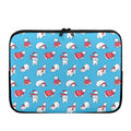 Xmas Polar Bear Pattern Print Laptop Sleeve