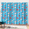 Xmas Polar Bear Pattern Print Pencil Pleat Curtains