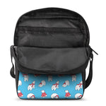 Xmas Polar Bear Pattern Print Rectangular Crossbody Bag