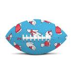 Xmas Polar Bear Pattern Print Rugby Ball