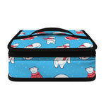 Xmas Polar Bear Pattern Print Small Lunch Bag