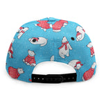 Xmas Polar Bear Pattern Print Snapback Cap