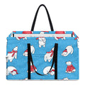 Xmas Polar Bear Pattern Print Utility Tote Bag