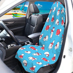 Xmas Polar Bear Pattern Print Waterproof Car Seat Cover