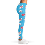 Xmas Polar Bear Pattern Print Women's Leggings
