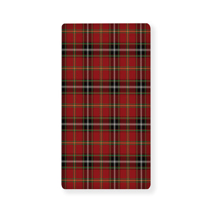 Xmas Scottish Tartan Pattern Print Baby Crib Sheet