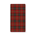 Xmas Scottish Tartan Pattern Print Baby Crib Sheet