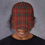 Xmas Scottish Tartan Pattern Print Baseball Cap