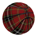 Xmas Scottish Tartan Pattern Print Basketball