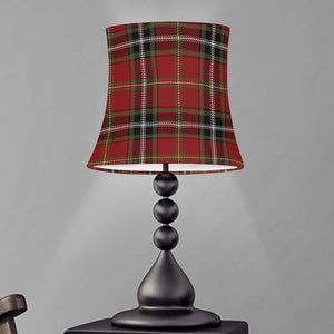 Xmas Scottish Tartan Pattern Print Bell Lamp Shade