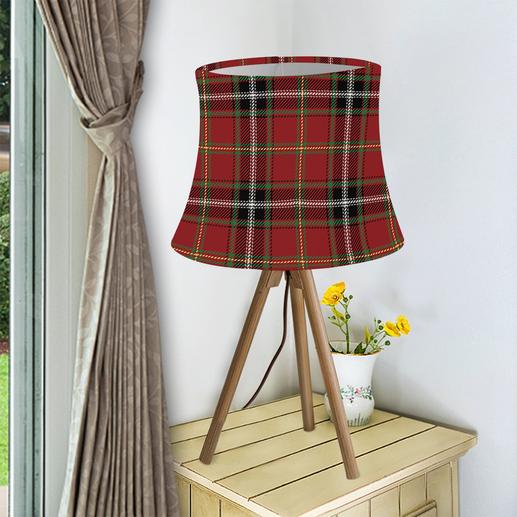 Xmas Scottish Tartan Pattern Print Bell Lamp Shade