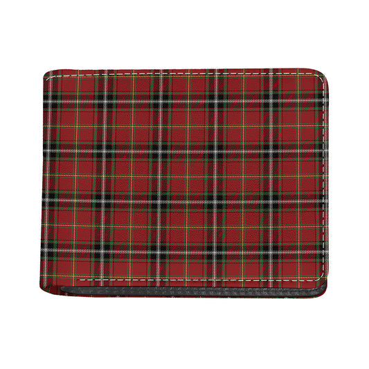 Xmas Scottish Tartan Pattern Print Bifold Wallet