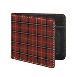 Xmas Scottish Tartan Pattern Print Bifold Wallet