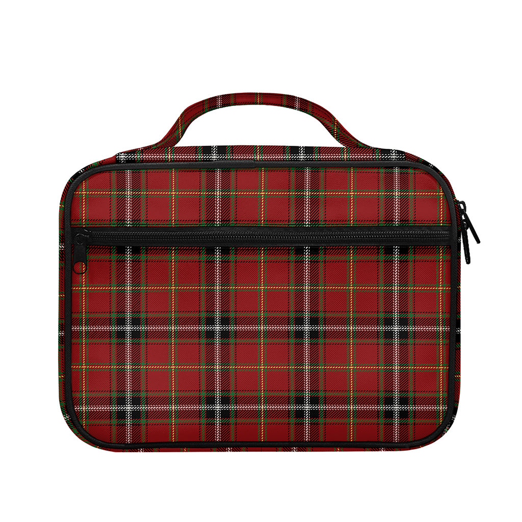 Xmas Scottish Tartan Pattern Print Briefcase Bible Bag