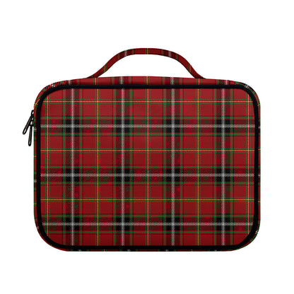 Xmas Scottish Tartan Pattern Print Briefcase Bible Bag