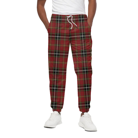 Xmas Scottish Tartan Pattern Print Cotton Pants