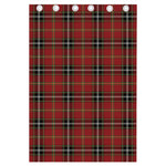 Xmas Scottish Tartan Pattern Print Curtain